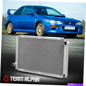 GWJo[ 1992N2000NɓK܂Subaru Impreza Turbo Swap [Dual Row Core]A~jE[VOWG[^[ Fits 1992-2000 Subaru Impreza Turbo swap[DUAL ROW CORE]Aluminum Racing Radiator