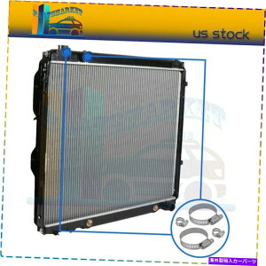 �G���W���J�o�[ �g���^�Z�R�C�A�g���^�c���h��2376 W/�X�e�����X�|�z�[�X�N�����v�L�b�g�̃��W�G�[�^�[ Radiator for Toyota Sequoia Toyota Tundra 2376 w/ Stainless Steel Hose Clamp Kit