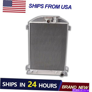 �G���W���J�o�[ 1935�N����1936�N�̃A���~�j�E�����W�G�[�^�[�t�H�[�h�V�{���[V8�G���W���X���b�v28 '' '' cooler Aluminum Radiator For 1935-1936 Ford Chevy V8 Engine Swap 28'' High with cooler�y���s�A���i�z