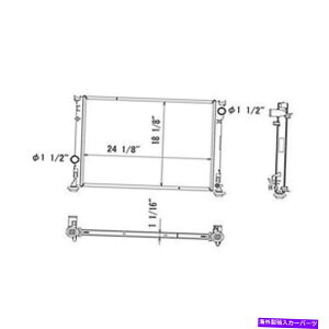 GWJo[ RAD13157VpWG[^[2009-2020 Chrysler 300ɓK܂ RAD13157 New Replacement Radiator Fits 2009-2020 Chrysler 300
