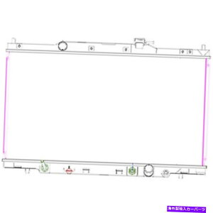 �G���W���J�o�[ �V�������W�G�[�^�[1-row 1 1/4�C���`�C�����b�g1 1/4�C���`�A�E�g���b�g19010pzda11; 19010pzda62 New Radiator 1-Row 1 1/4 inch Inlet 1 1/4 inch Outlet 19010PZDA11; 19010PZDA62