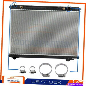GWJo[ 1993N94 95 96 97 1998 4PCSICz[XNvtg^T100WG[^[CU2090 For 1993 94 95 96 97 1998 Toyota T100 Radiator With 4pcs Oil Hose Clamps CU2090