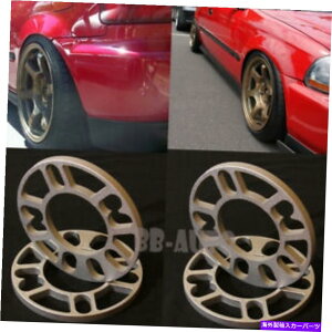 Xy[T[ 4x= 5mmzC[gXy[T[VX^bh4 5X^bh4x100 5x114.3 4x Thickness = 5mm Wheel Rim Extended Spacers Shim Stud 4 5 Stud 4x100 5x114.3
