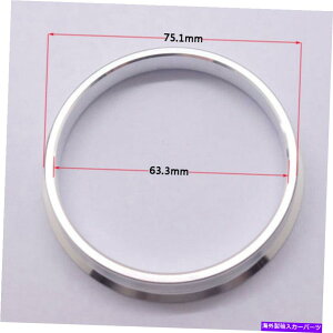Xy[T[ 4PCSĩA~jEzC[Xy[T[nuSO75.1OD63.3ID 4pcs High Quality Aluminum Alloy Wheel Spacer Hub Centric Rings 75.1OD to 63.3ID