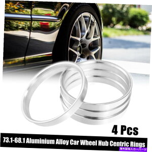 Xy[T[ 4PCS OD 73.1mmID 68.1mmA~jEJ[nuZgbNOzC[Xy[T[ 4pcs OD 73.1mm to ID 68.1mm Aluminum Alloy Car Hub Centric Rings Wheel Spacer