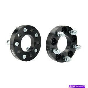 �X�y�[�T�[ 2pcs 1�C���`�u���b�N5x4.5 5x114.3�z�C�[���X�y�[�T�[�p�s�b�N�A�b�v�z���_�A�R�[�h 2Pcs 1 inch Black 5x4.5 5x114.3 Wheel Spacers For Toyota Pickup Honda Accord