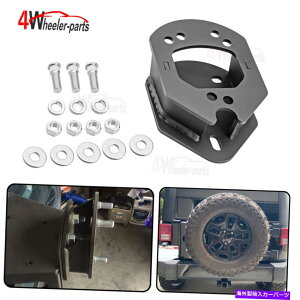 Xy[T[ ubNCNCXyA^CLAXy[T[1987N2018ÑW[vO[jk yj usɓKĂ܂ Black CNC Spare Tire Carrier Spacer Fits For 1987-2018 Jeep Wrangler JK TJ YJ US
