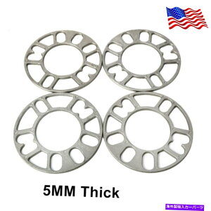 Xy[T[ 4PCS 5mmA~jEzC[Xy[T[4/5O4x100 4x114.3 5x120jo[T 4Pcs 5mm Aluminum Alloy Wheel Spacers for 4/5 Lug 4x100 4x114.3 5x120 Universal