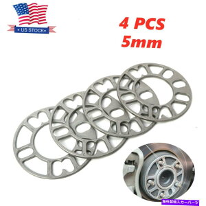 Xy[T[ 4PCS 5mmjo[TzC[Xy[T[4/5OpA~jE4x100 4x114.3 5x120 4Pcs 5mm Universal Wheel Spacers Aluminum Alloy For 4/5 Lug 4x100 4x114.3 5x120