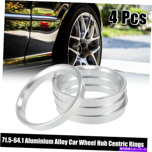 Xy[T[ 4PCS 71.5mm64.1mmA~jEJ[nuZgbNOzC[{AXy[T[ 4pcs 71.5mm to 64.1mm Aluminium Alloy Car Hub Centric Rings Wheel Bore Spacer
