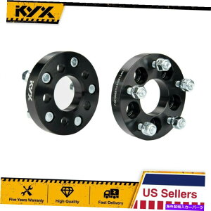 �X�y�[�T�[ 2PCS 1 ����| 5x100?5x114.3�z�C�[���A�_�v�^�[| 12x1.5 | 5x4.5�u���b�N�X�y�[�T�[ 2pcs 1 Thick | 5x100 to 5x114.3 Wheel Adapters | 12x1.5 | 5x4.5 Black Spacers�y���s�A���i�z