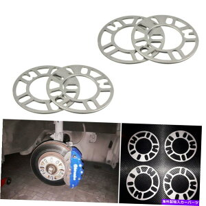 Xy[T[ 4PCS 5mmA~zC[Xy[T[A_v^[Vv[g4/5Ԃ̃p[cpX^bh 4PCS 5mm Alloy Aluminum Wheel Spacers Adaptor Shims Plate 4/5 Stud For Car Parts