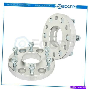 �X�y�[�T�[ ECCPP 2 PCS 1 "6x5.5 12x1.25 STUDS�z�C�[���X�y�[�T�[ ECCPP 2 pcs 1" 6x5.5 12x1.25 studs wheel spacers For Nissan Armada Titan silver