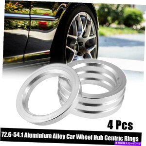 Xy[T[ 4PCS OD 72.6mmID 54.1mmA~jEJ[nuZgbNOzC[Xy[T[ 4pcs OD 72.6mm to ID 54.1mm Aluminum Alloy Car Hub Centric Rings Wheel Spacer