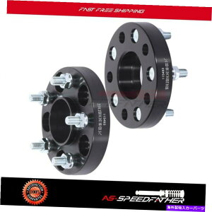 Xy[T[ 2PCS 1 "5O5x4.5?5x4.5q_C}c_ubN12x1.5X^bhpzC[Xy[T[ 2pcs 1" 5 Lug 5x4.5 to 5x4.5 wheel spacers For Hyundai Mazda Black 12x1.5 studs