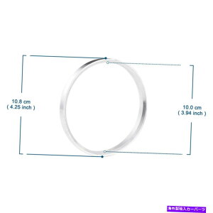 Xy[T[ 4PCSԗA~jEzC[Xy[T[nuS108mm OD100mm ID 4pcs Vehicle Aluminum Alloy Wheel Spacer Hub Centric Rings 108mm OD to 100mm ID