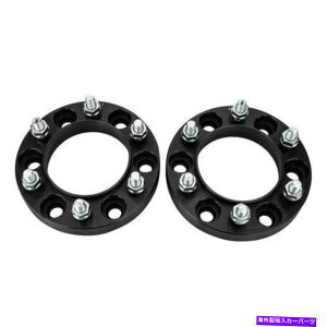 Xy[T[ 2x 6x5.5܂6x139.7 1 "̍nuSzC[Xy[T[g^pA_v^[ 2X 6x5.5 or 6x139.7 1" Thick Black Hub Centric Wheel Spacers Adapters For Toyota