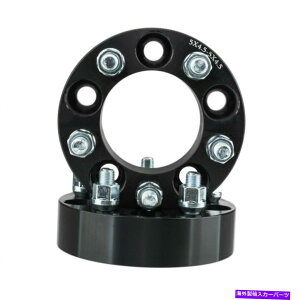 �X�y�[�T�[ �i2�j��1.5 "5x4.5?5 x 4.5�z�C�[���X�y�[�T�[�����A�_�v�^�[1/2"�X�^�b�h5���O (2) Black 1.5" 5x4.5 To 5 x 4.5 Wheel Spacers Thick Adapters 1/2" Studs 5lug