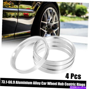 Xy[T[ 4PCS OD 73.1mmID 66.9mmA~jEJ[nuZgbNOzC[Xy[T[ 4pcs OD 73.1mm to ID 66.9mm Aluminum Alloy Car Hub Centric Rings Wheel Spacer
