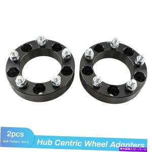�X�y�[�T�[ �i2�j1.5 "�n�u�Z���g���b�N�z�C�[���X�y�[�T�[5x5.5�A�_�v�^�[9/16�h�b�WRAM 1500�p�X�^�b�h (2) 1.5" Hubcentric Wheel Spacers 5x5.5 Adapters 9/16 Studs For Dodge Ram 1500