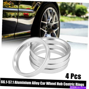 Xy[T[ 4PCS OD 66.1mmID 57.1mmA~jEJ[nuZgbNOzC[Xy[T[ 4pcs OD 66.1mm to ID 57.1mm Aluminum Alloy Car Hub Centric Rings Wheel Spacer