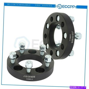 Xy[T[ ECCPP 2 PCS 1 "i25mmj5x4.5 12x1.5z_g^ALp̃X^bhzC[Xy[T[ ECCPP 2 pcs 1" (25mm) 5x4.5 12x1.5 studs wheel spacers for Honda Toyota Acura