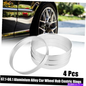 Xy[T[ 4PCS OD 67.1mmID 66.1mmA~jEJ[nuZgbNOzC[Xy[T[ 4pcs OD 67.1mm to ID 66.1mm Aluminum Alloy Car Hub Centric Rings Wheel Spacer