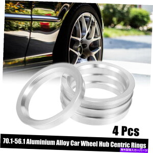 Xy[T[ 4PCS OD 70.1mmID 56.1mmA~jEJ[nuZgbNOzC[Xy[T[ 4pcs OD 70.1mm to ID 56.1mm Aluminum Alloy Car Hub Centric Rings Wheel Spacer