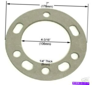 Xy[T[ 4 PCzC[Xy[T[6Ox 5.50܂139.7 1/4 "p[cAP-603 4 Pc Wheel Spacers 6 Lug x 5.50 or 139.7 1/4" Inch Thick Part # AP-603