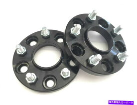 スペーサー 2PCSブラックハブ中心ホイールスペーサーアダプター5x120 66.9mm |厚さ15mm 0.59 " 2pcs Black HUB CENTRIC Wheel Spacers Adapters 5x120 66.9mm | 15mm 0.59" Thick