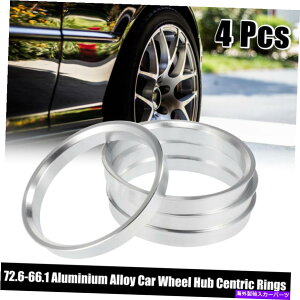 Xy[T[ 4PCS 72.6mm?66.1mmA~jEJ[nuZgbNOzC[{AXy[T[ 4pcs 72.6mm to 66.1mm Aluminium Alloy Car Hub Centric Rings Wheel Bore Spacer
