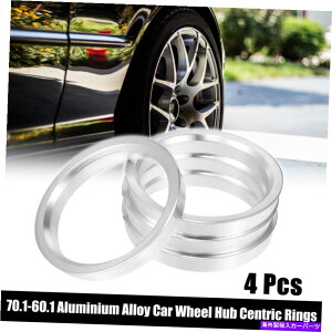 Xy[T[ 4PCS OD 70.1mmID 60.1mmA~jEJ[nuZgbNOzC[Xy[T[ 4pcs OD 70.1mm to ID 60.1mm Aluminum Alloy Car Hub Centric Rings Wheel Spacer