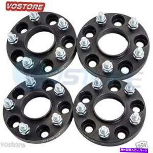 Xy[T[ i4j20mm 5OubNnuZgbNzC[Xy[T[A_v^[5x4.5 (4) 20mm 5 Lug Black Hubcentric Wheel Spacers Adapters 5x4.5 for Hyundai Mazda