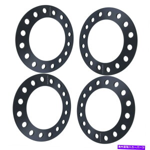 �X�y�[�T�[ 4PC 1/4�C���`8x170�z�C�[���X�y�[�T�[8���O�t���b�g�r���b�g�X�y�[�T�[T6061 FORD 8LUG�t�B�b�g 4pc 1/4 inch 8x170 Wheel Spacers 8 lug Flat Billet Spacer T6061 Fits Ford 8lug�y���s�A���i�z