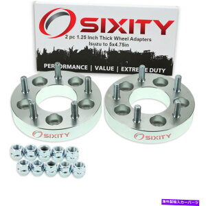 �X�y�[�T�[ 2pc 5x4.5 ����5x4.75�z�C�[���X�y�[�T�[�A�_�v�^�[1.25 oasis����Gt 2pc 5x4.5 to 5x4.75 Wheel Spacers Adapters 1.25 for Isuzu Oasis Thick gt�y���s�A���i�z