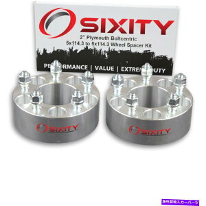 �X�y�[�T�[ 2PC 2 "�v���}�X�p�z�C�[���X�y�[�T�[�O�����h�{�C�W���[�A�_�v�^�[���O�X�^�b�h5x114.3�� 2pc 2" Wheel Spacers for Plymouth Grand Voyager Adapters Lugs Studs 5x114.3 to
