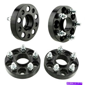 スペーサー 4PCSブラック1 "ホイールスペーサー5x100?5x100 12x1.25 for subaru regacy 1990-2014 4Pcs Black 1" Wheel Spacers 5x100 to 5x100 12x1.25 For Subaru Legacy 1990-2014