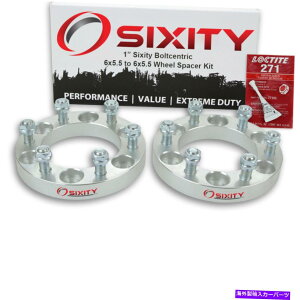 �X�y�[�T�[ 2PC 1 "6�V�e�B�s�b�N�A�b�v�g���b�NSUV�A�_�v�^�[���O�X�^�b�h6x5.5 kb�̃z�C�[���X�y�[�T�[ 2pc 1" Wheel Spacers for Sixity Pickup Truck SUV Adapters Lugs Studs 6x5.5 kb