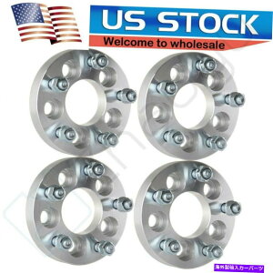 Xy[T[ 4p 1 "5x100?5x114.3A_v^[12x1.5g^J[̃zC[Xy[T[2003-2019 4P 1" 5x100 to 5x114.3 Adapter 12x1.5 Wheel Spacers For Toyota Corolla 2003-2019