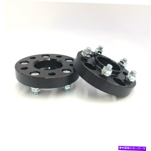 �X�y�[�T�[ 2PC 3/4 �u���b�N�z�C�[���X�y�[�T�[5x115�n�u�Z���g���b�N71.5mm 14x1.5�X�^�b�h�A�_�v�^�[20mm 2pc 3/4 Black Wheel Spacers 5x115 Hubcentric 71.5mm 14x1.5 Stud Adapters 20mm�y���s�A���i�z