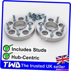 �X�y�[�T�[ �W���K�[�p��25mm�n�u���S�̍����z�C�[���X�y�[�T�[5x108 PCD 63.4�{�A +�i�b�g[2LX] 25MM HUB-CENTRIC ALLOY WHEEL SPACERS FOR JAGUAR 5X108 PCD 63.4 BORE + NUTS [2LX]�y���s�A���i�z