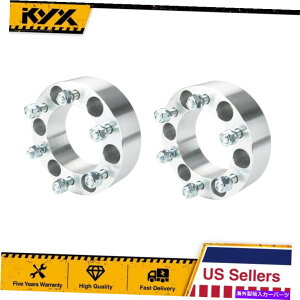 �X�y�[�T�[ �i2�j50mm 6x5.5�z�C�[���X�y�[�T�[2 "�C���`12x1.25�X�^�b�h�z�C�[���X�y�[�T�[�A�_�v�^�[ (2) 50mm 6x5.5 Wheel Spacers 2" inch 12x1.25 Studs Wheel Spacers Adapters