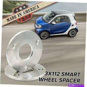 Xy[T[ 3x112i3OX}[gɓKj|15mmrbgzC[Xy[T[|AJ2PC܂ 3x112 (Fits 3 Lug Smart) | 15mm Thick Billet Wheel Spacers | USA MADE 2pc