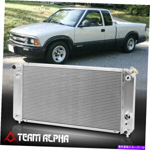 Radiator 1996-2005�V�{���[/GMC�u���U�[/S10/�W�~�[[�g�����E�R�A]�A���~�j�E�����[�V���O���W�G�[�^�[ Fits 1996-2005 Chevy/GMC Blazer/S10/Jimmy[TRI ROW CORE]Aluminum Racing Radiator�y���s�A���i�z