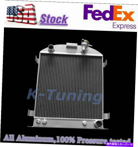 Radiator �O�����V�F�����b�g���b�h�`���b�v���[�X��p���W�G�[�^�[1932�N�t�H�[�h���E�{�[�C���[�{�[�C Grill-Shell Rat Rod Chopped Racing Cooling Radiator For 1932 Ford Lo-Boy Low Boy�y���s�A���i�z