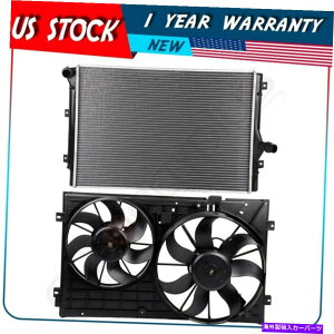 Radiator 2013-2014tHNX[Qr[g̓dCpt@ƃWG[^[AZu Electric Cooling Fan and Radiator Assembly For 2013-2014 Volkswagen Beetle
