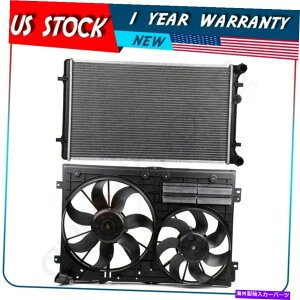 Radiator 2005-2006tHNX[QWFb^̃GWdCpt@ƃWG[^[AZu Engine Electric Cooling Fan and Radiator Assembly For 2005-2006 Volkswagen Jetta