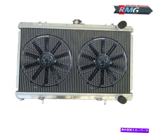Radiator 2ROW�A���~�j�E�����W�G�[�^�[1995-1998 NISSAN 240SX S14 KA24DE 1996 1997 +�t�@���ɓK���Ă��܂� 2Row Aluminum Radiator Fit For 1995-1998 Nissan 240SX S14 KA24DE 1996 1997 +Fans�y���s�A���i�z