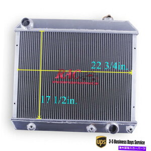 Radiator 3ROW�A���~�j�E�����W�G�[�^�[1961-1966�|���e�B�A�b�N�J�^���i1962-1964�O�����v��CU284 3Row Aluminum Radiator for 1961-1966 Pontiac Catalina 1962-1964 Grand Prix CU284�y���s�A���i�z