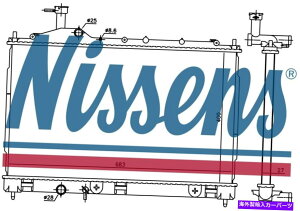 Radiator Mitsubishi Outlander�i2013�j2.2��Nissens Coolant Radiator 606181 DID�Ȃ� Nissens Coolant Radiator 606181 for MITSUBISHI OUTLANDER (2013) 2.2 DID etc�y���s�A���i�z